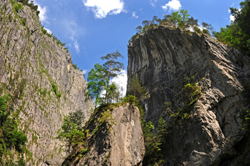 Die Bicaz-Schlucht in den Ostkarpaten, Rumänien