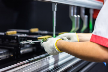 worker working in factory