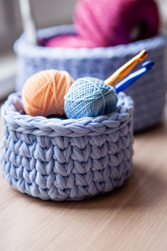 Crochet Home Basket,