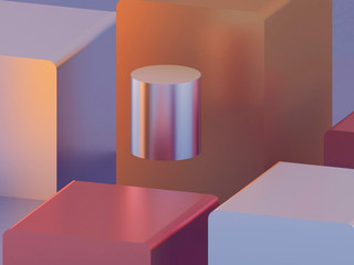  Abstract  background texture. violet light. 3d render. 3d render abstract minimal background texture. Violet light. violet metal.  ultraviolet light.Trendy 3d render illustration for social media 