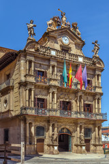 Fototapeta na wymiar Pamplona City Council, Spain