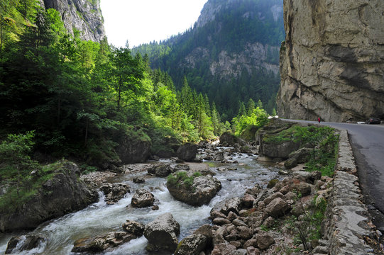 Die Bicaz-Schlucht in den Ostkarpaten, Rum&auml;nien