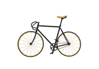 Fototapeta na wymiar Bicycle Gold