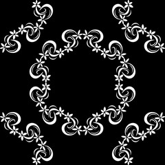 Floral seamless pattern, flower