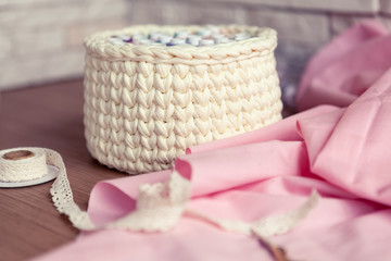 Crochet Home Basket,