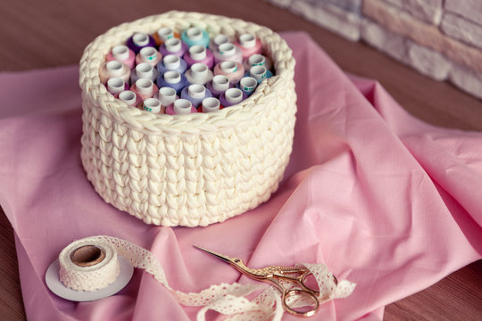 Crochet Home Basket,