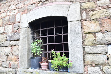 Fototapeta na wymiar finestra rurale