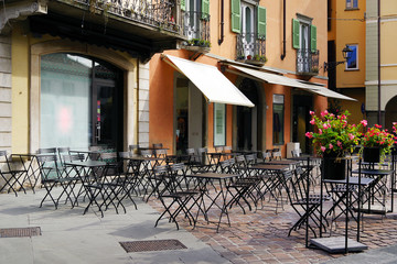 Iseo resort in Italy, Europe