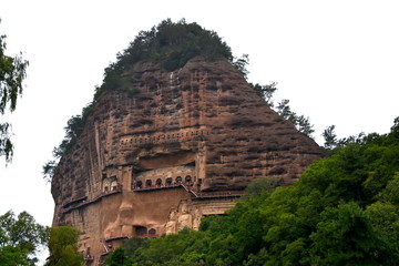 Fototapeta na wymiar Cuevas de Maijishan, China