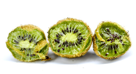 kiwi fruit on white background