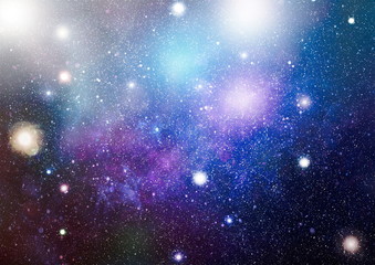 High definition star field background . Starry outer space background texture . Colorful Starry...