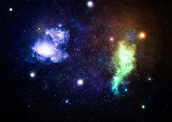 High definition star field background . Starry outer space background texture . Colorful Starry...