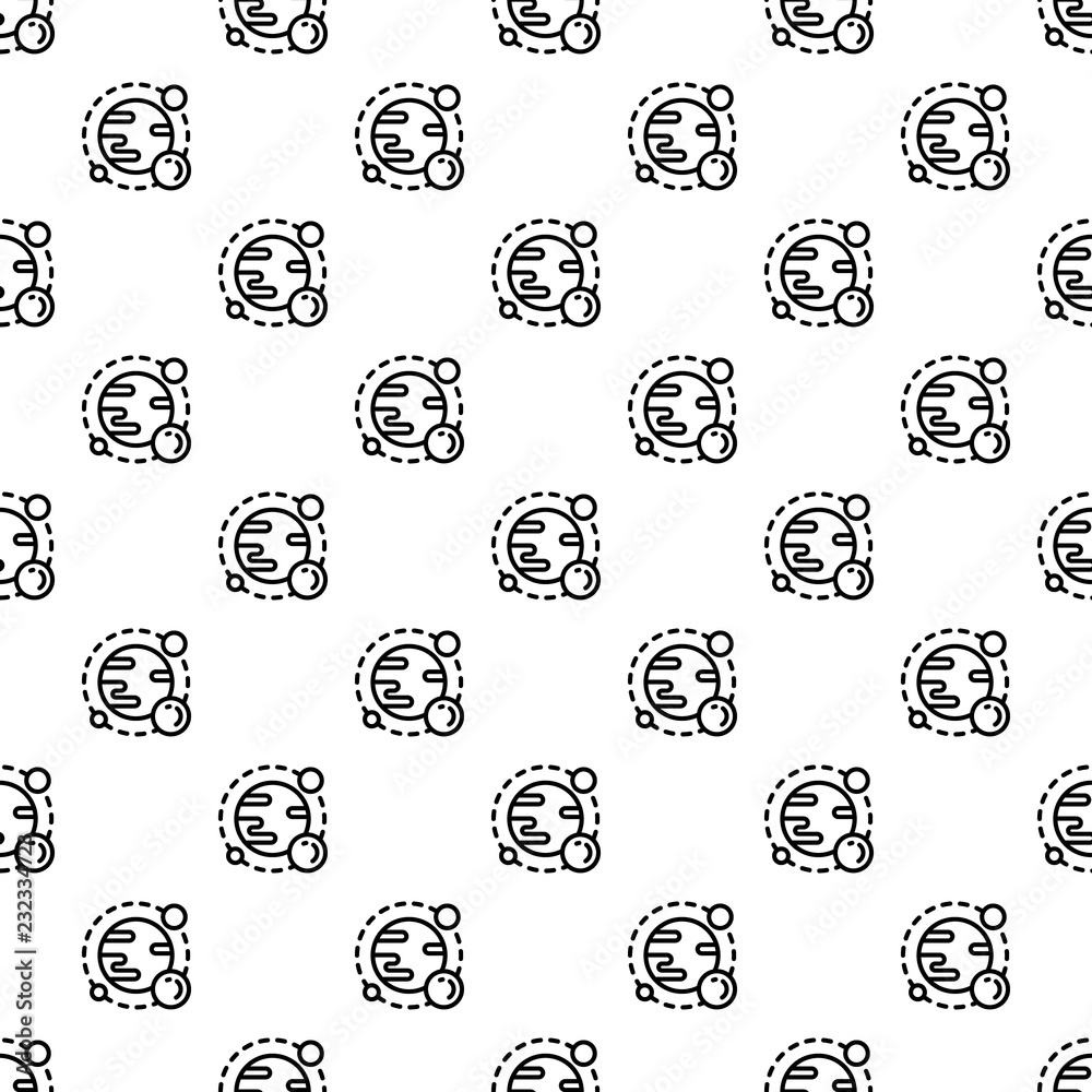 Poster space planet pattern seamless repeat background for any web design