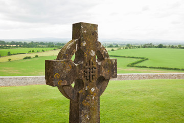 Ancient celtic cross, Ireland