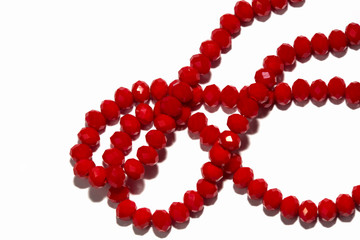 red beads necklace