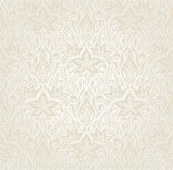 Wedding Floral decorative vintage Background Ecru Bege pale Flowers wallpaper pattern mandala design