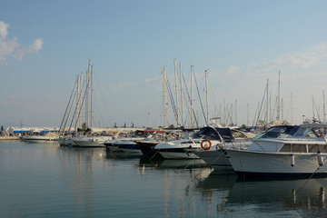 Naklejka premium PORTO MARINA D'ARECHI,SALERNO,ITALIA.