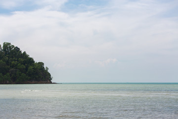tropical beach and sea