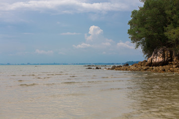 tropical beach and sea