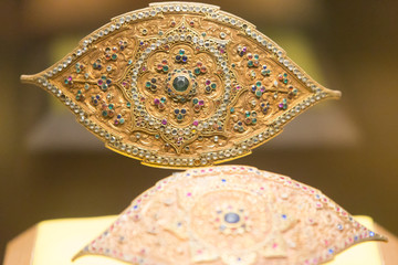 old gold ornaments