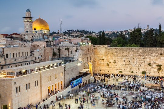 Nice view of the the Western Wall