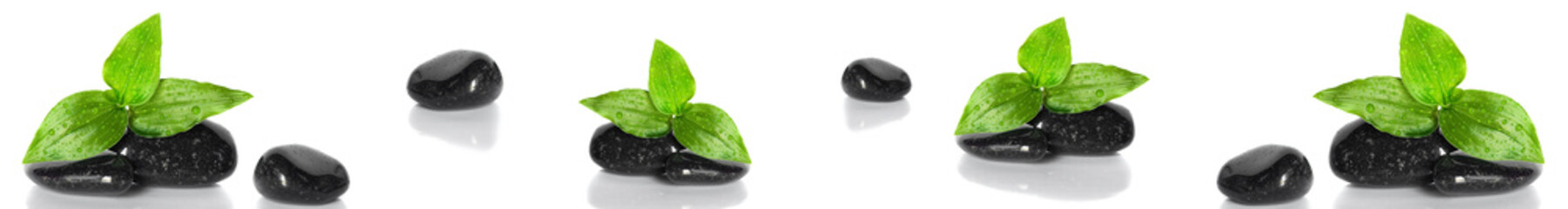 Relaxation concept on a long banner