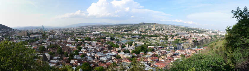 Panoramic view of Tbilisi, Georgia
