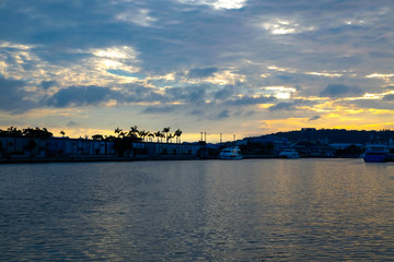 Fototapeta premium Sunset over Sea