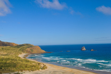 Fototapeta premium beautiful long coastline 