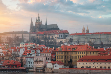 beautiful old streets of Prague.