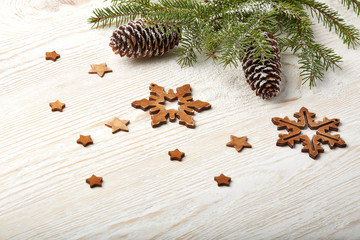 New Year and Christmas background