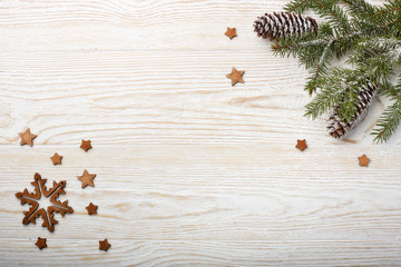 New Year and Christmas background