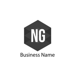 Initial Letter NG Logo Template Design