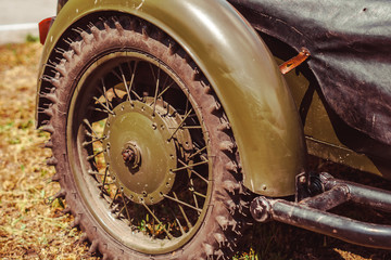 old military motorcycle