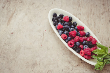 berries in a bowl