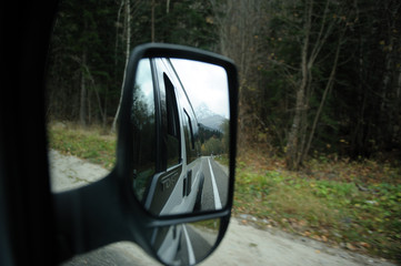 Obraz premium car on road