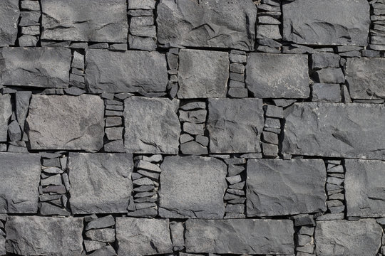 Steinmauer als Werbehintergrund