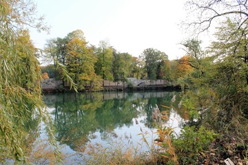 Fototapeta na wymiar Parc de la Tête d'Or - Lyon - France