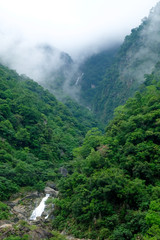 Fototapeta na wymiar Moody Nature of Taroko Gorge in Taiwan