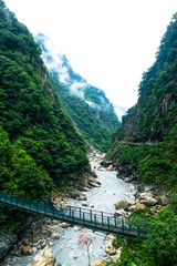 Moody Nature of Taroko Gorge in Taiwan