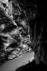 Moody Nature of Taroko Gorge in Taiwan