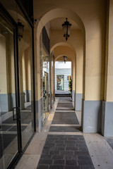 Shopping arcade Salerno Italy - 232353979