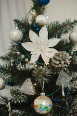 Decorated Christmas tree