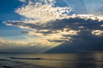 Rough Sea Cagliari Sardinia Tourism Vacation Photo