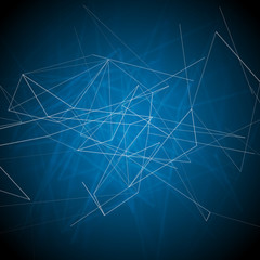 Abstract background with lines and blur effect. Vector illustration can be used for presentations, advertaising or flyers.