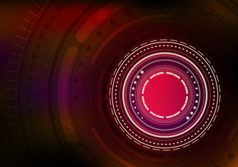 Sci fi futuristic background. Vector illustration.