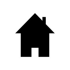 Home, house glyph icon