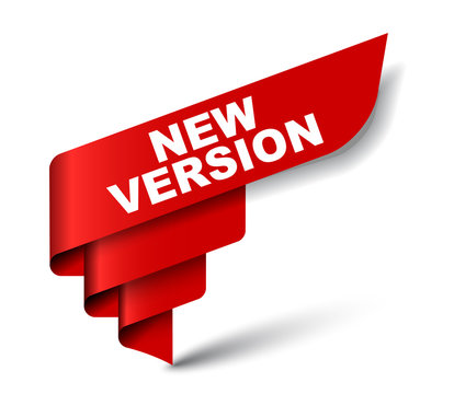 red vector banner new version