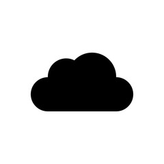 Cloud glyph icon