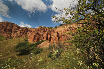 The Red Ravine landscape